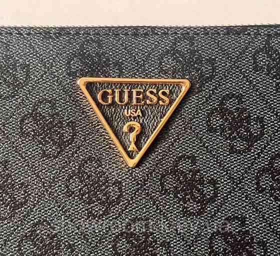 Брендовый кошелек Guess (7596) серый Киев