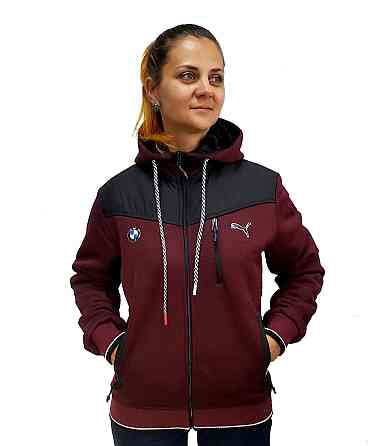 Женская трикотажная куртка-кофта на меху Puma Thumbnail 1 of BMW ,оригинал Киев