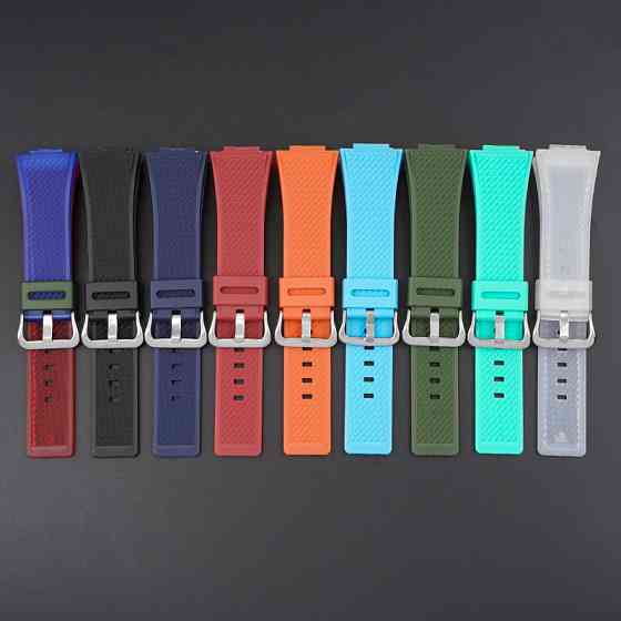 Ремешок для Casio G-Shock GA-100/110 Light Blue SI SBR Киев