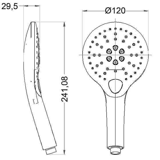 Душова лійка Topaz NF-2209-00 Київ