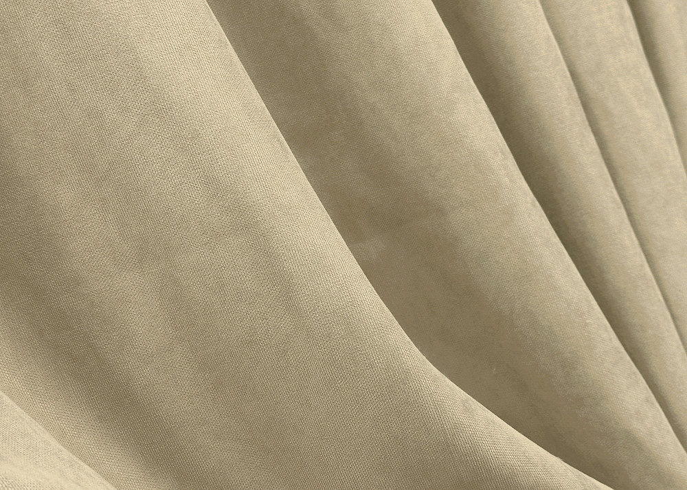 Комплект готовых штор VR-Textil Микровелюр Petek YL № 1801ш Кремовый 100х295 см 2 шт (31-841) Киев - изображение 6