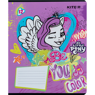 Зошит Kite My Little Pony 12 аркушів, лінія (LP24-234) Вінниця - фото 7