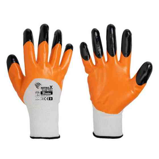 Рукавички захисні NITROX CLAW FULL, нітрил, розмір 11, RWNCF11 Київ