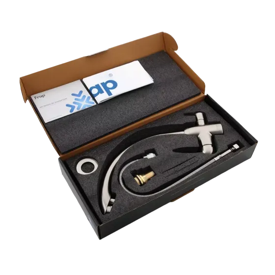 Змішувач для кухні з підключенням до фільтру Frap F4399-5, сатин Київ