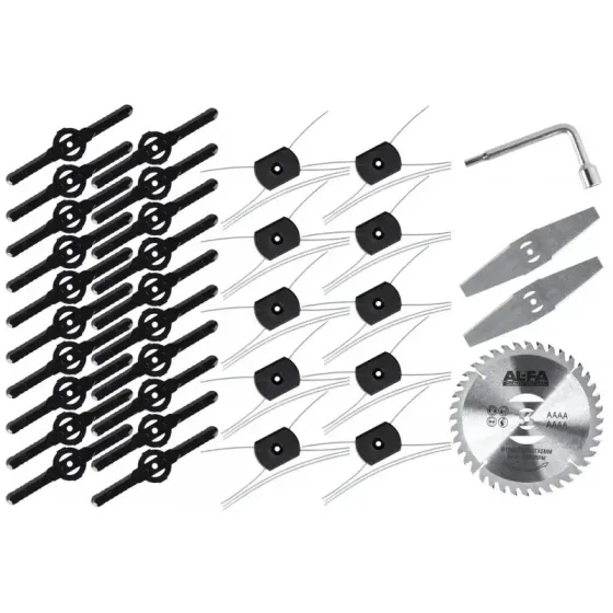 Триммер на батарее для травы AL-FA ALCGT2B-21V, Качественный триммер для травы 2 АКБ 21V 2.0Ah Львов