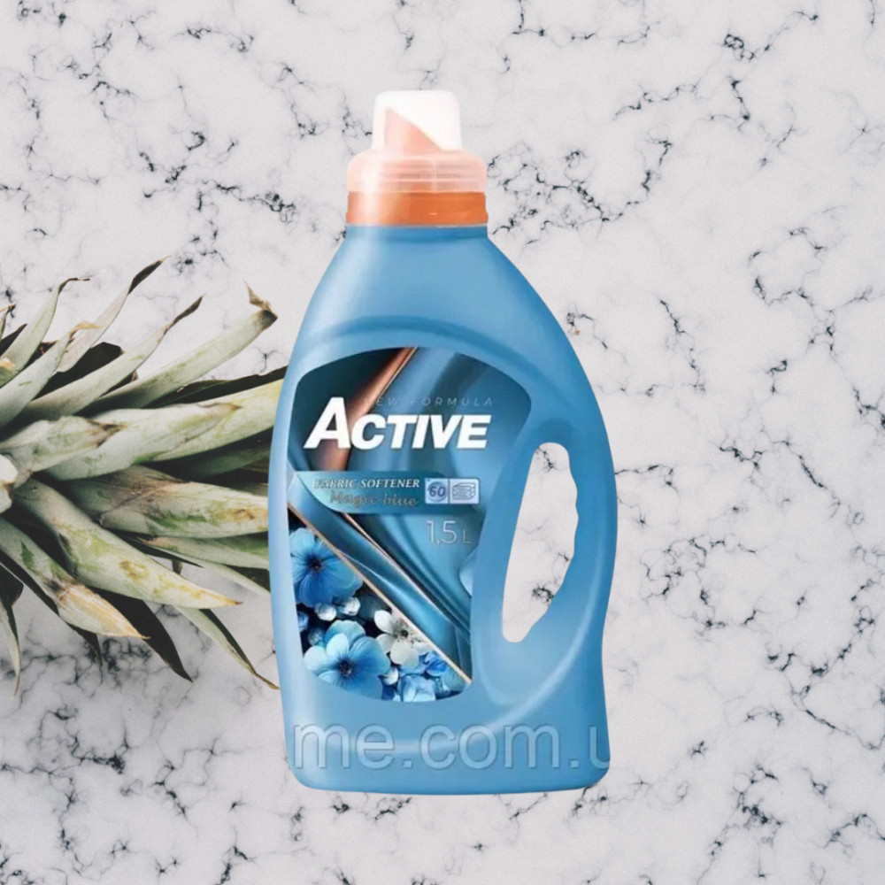 Ополіскувач для білизни Active Fabric softener Magic blue 1.5 л Виноградов - изображение 2