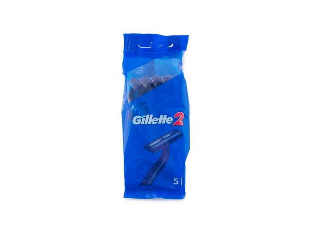Бритви одноразова GILLETTE 2 (5 шт) Solmir Киев - изображение 1