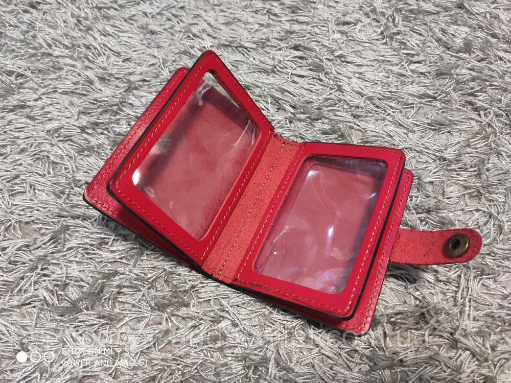 Кожаная женская обложка для авто документов и ID-паспорта ST Leather Киев - изображение 4