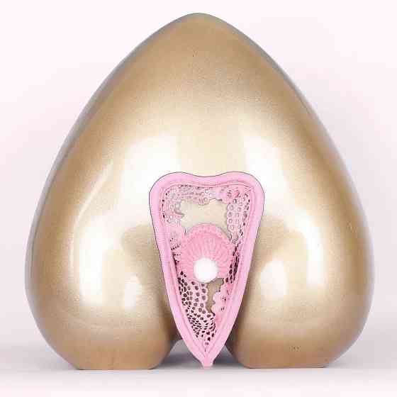 Чоловічі стрінги без лямок з шапочкою еротичні one size рожевий Київ