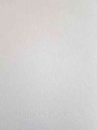Шпалери метрові вінілові на флізеліні Sintra Structure тонка смужка матові білі 521304 Київ