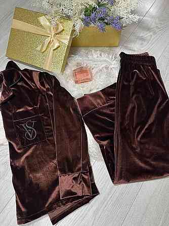 Жіноча стильна домашня піжама оксамитова піжама Одеса