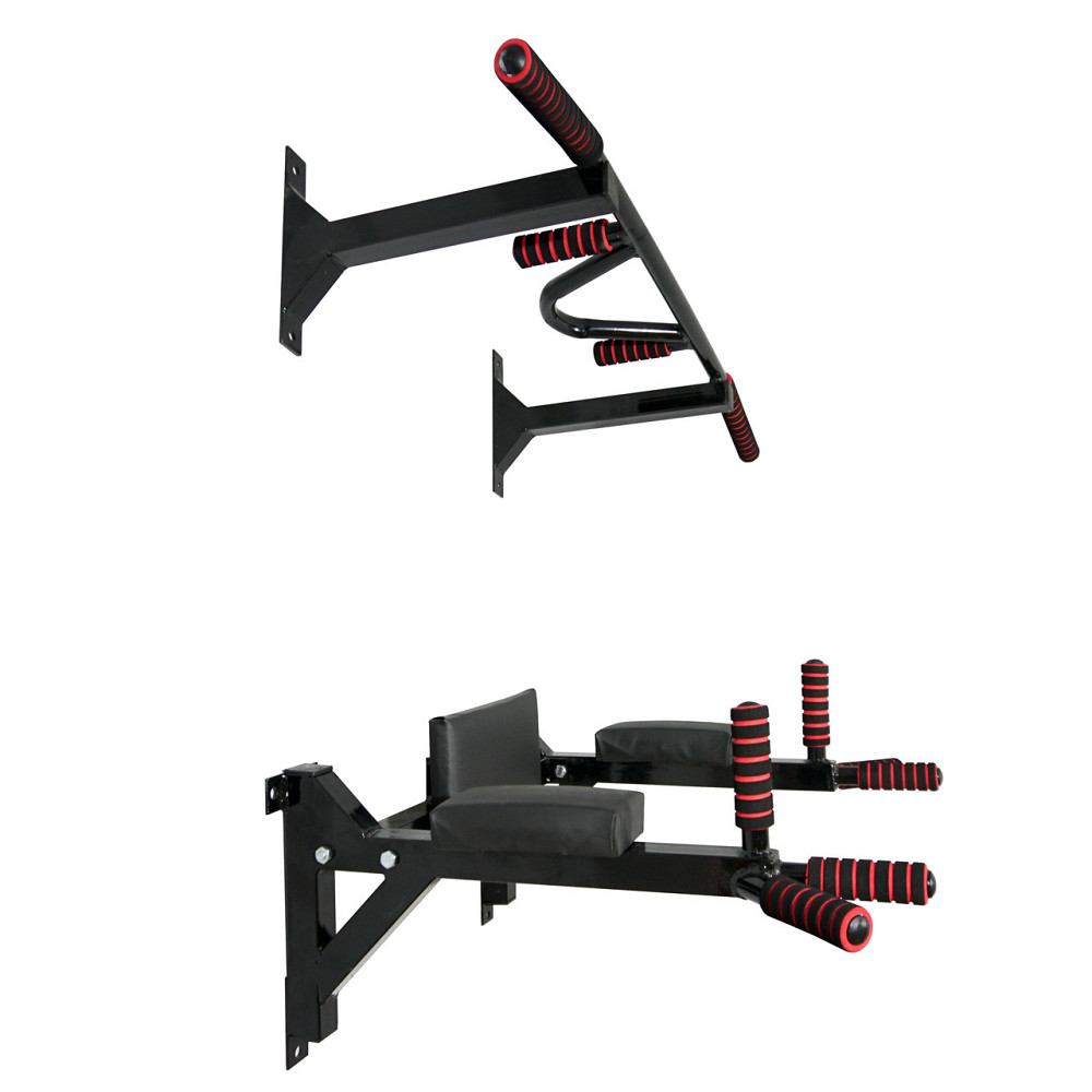 Турник брусья пресс стационарный 3 в 1 KZ-552 Спортивные стенки и турники для дома Черный Киев - изображение 4