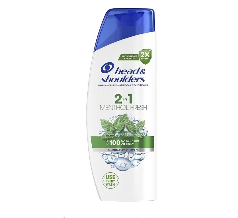 Шампунь проти лупи Head & Shoulders Menthol Fresh 400 мл Виноградов - изображение 1
