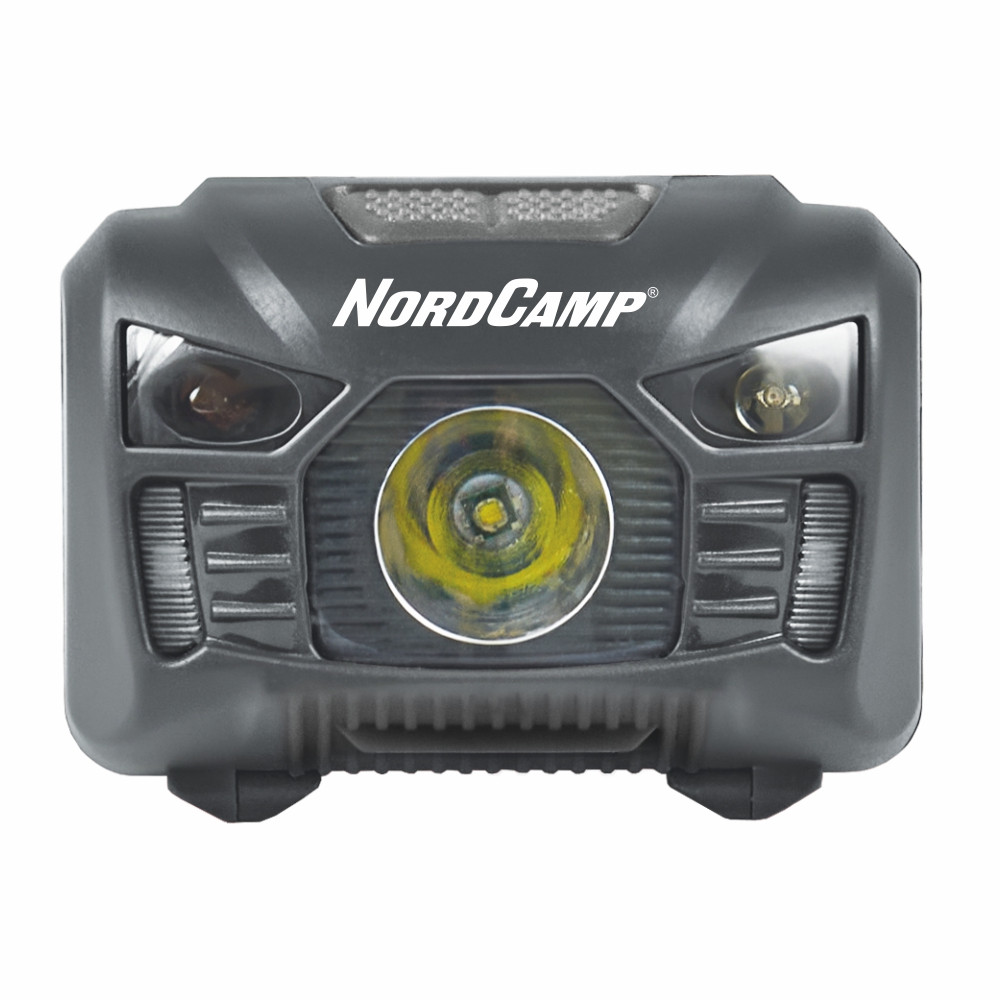 Ліхтар налобний Nord Camp 150Lm, 3W LED, 1200mAh з сенсором білий/червоний Львів - фото 2