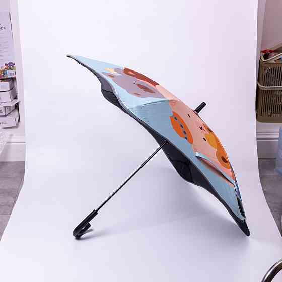 Дитячий механічний зонт з принтом, 90 см Київ