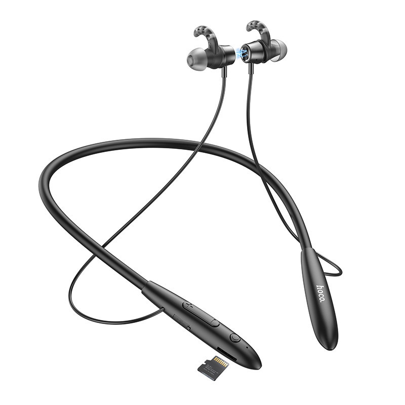 Навушники бездротові HOCO ES61 Manner sports BT headset Black 6931474760777 Одеса - фото 3