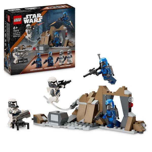 Конструктор LEGO Star Wars Бойовий комплект Засідка на Мандалорі 109 деталей (75373) Харків - фото 12