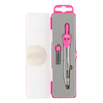 Циркуль ZiBi BASIS в пенале + запасной грифель, розовый, KIDS Line (ZB.5302BS-10) Винница - изображение 2