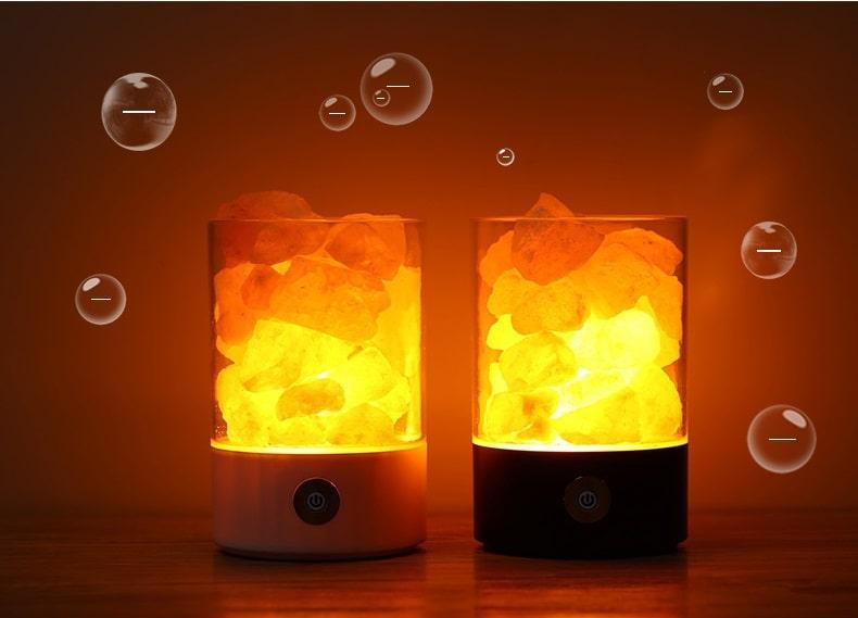 Cоляная лампа, солевой светильник 2-в-1 Arish с ночником и разноцветной светодиодной подсветкой на 7 цветов Днепр - изображение 5