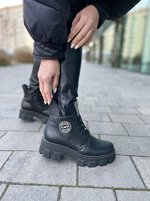 Жіночі черевики ARLETT чорні натуральна шкіра 36-41 (5342) Коломыя - изображение 6