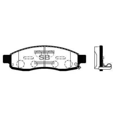 Тормозные колодки HI-Q SP1455 Винница