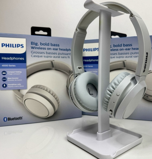 Нові Навушники Philips TAH4205WT Wireless Mic White Київ - фото 8
