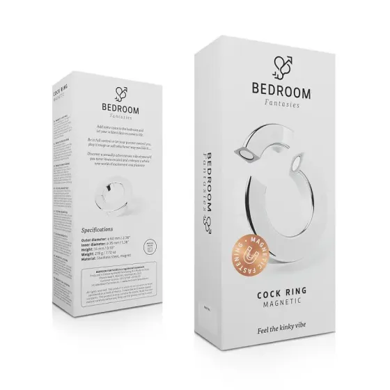 Эрекционное кольцо Bedroom Fantasies:Magnetic Cockring - Silver Львов