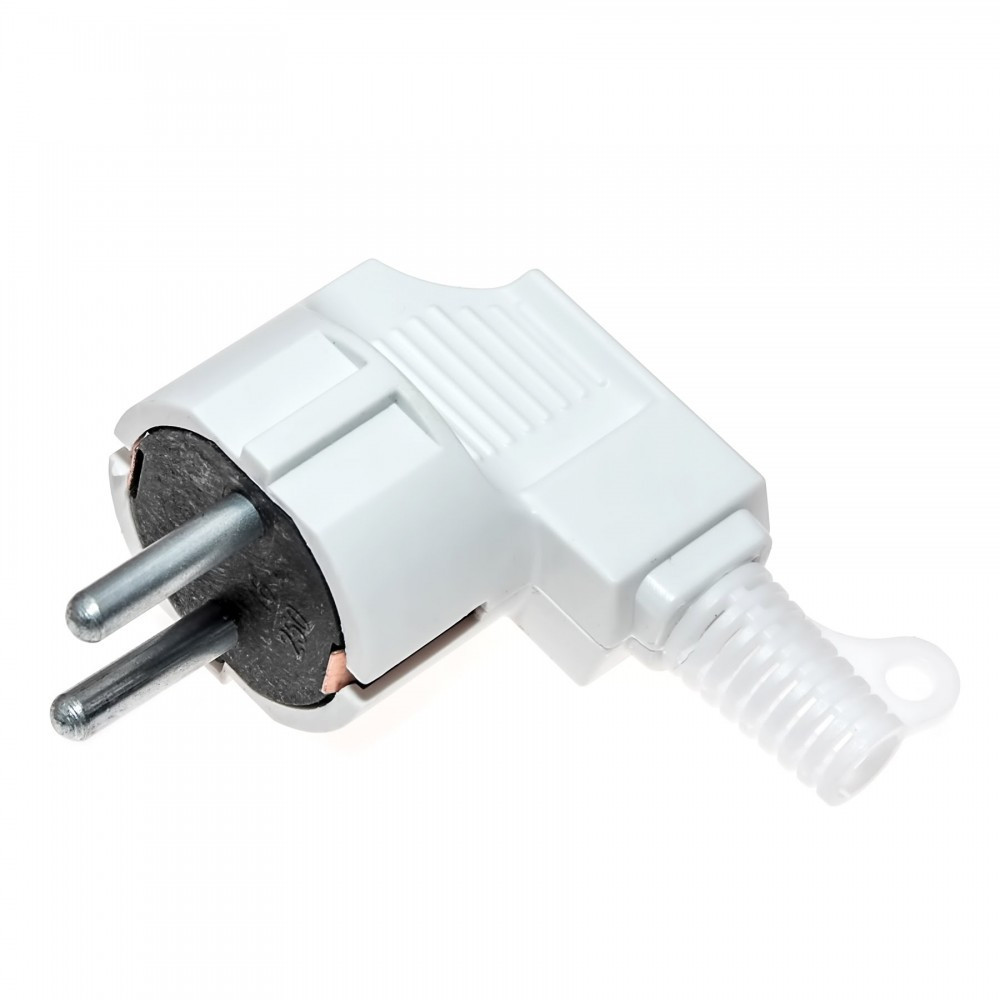 Электровилка ЕМР угловая 16А-220V Евро Днепр - изображение 1