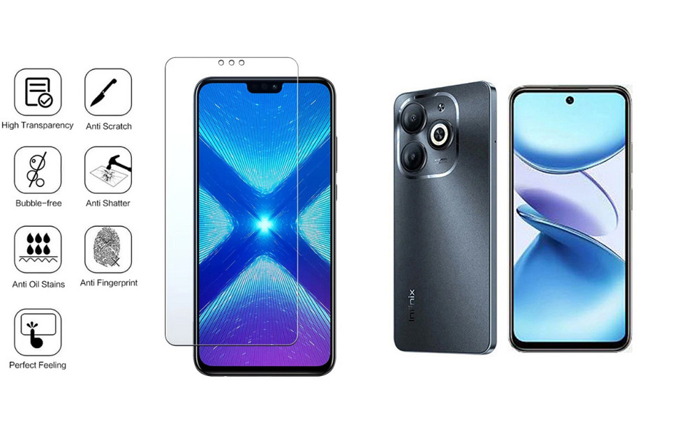 Защитное стекло NeoGlass для Infinix Smart 9 – ультрапрозрачное и устойчивое Киев - изображение 4