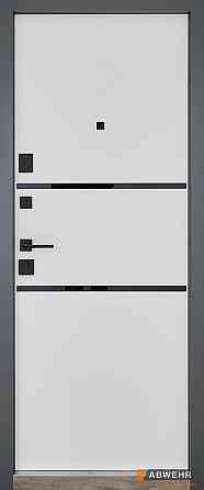 Двери входные, квартирные ABWEHR. Модель 443 LIMANA Цвет Кварцит / Белый супермат Киев