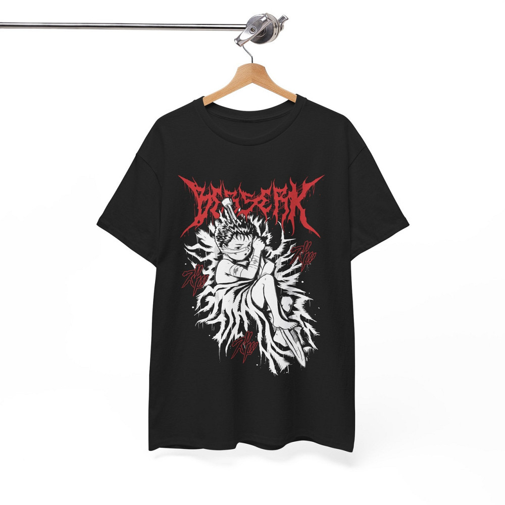 Футболка аниме Берсерк Гутс Кид Манга оверсайз (S/M/L) Черний AnimeJ0325 Днепр - изображение 6