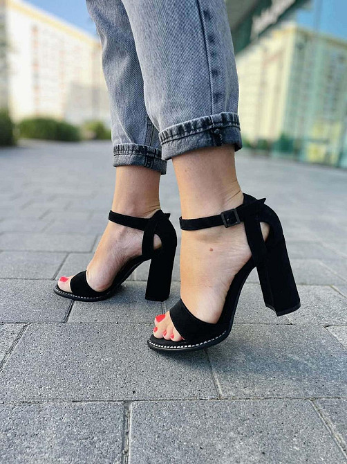 Nivelle Босоніжки жіночі NIVELLE 1894/9510-9544 чорні (літо, замша натуральна) (3708) 35-39 Коломия - фото 9