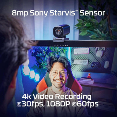 Веб-камера HyperX Vision S 4K Black (75X30AA) Винница - изображение 2