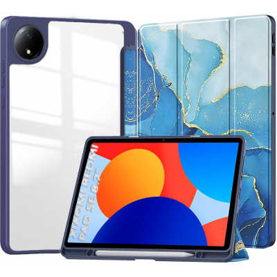 Чохол до планшета BeCover Soft Edge TPU Xiaomi Redmi Pad SE 8.7&quot; Blue Marble (712572) Вінниця - фото 1