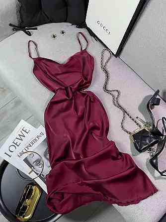 Жіноче романтичне елегантне плаття шовк Бордо, 42/44 Одеса