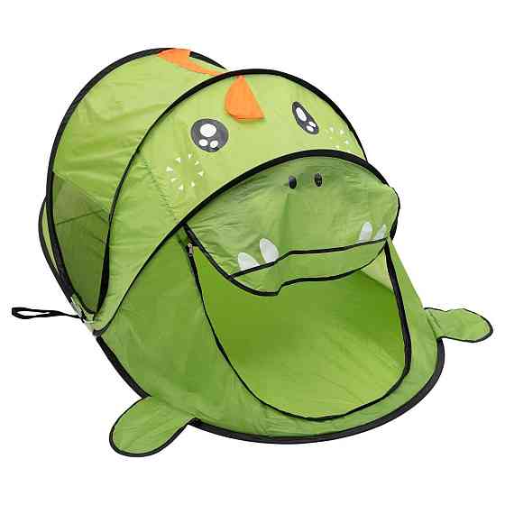 Детская игровая палатка 180×95×80 см палатка детская уличная на молнии Зеленый динозавр HP-S-3NDGR Киев