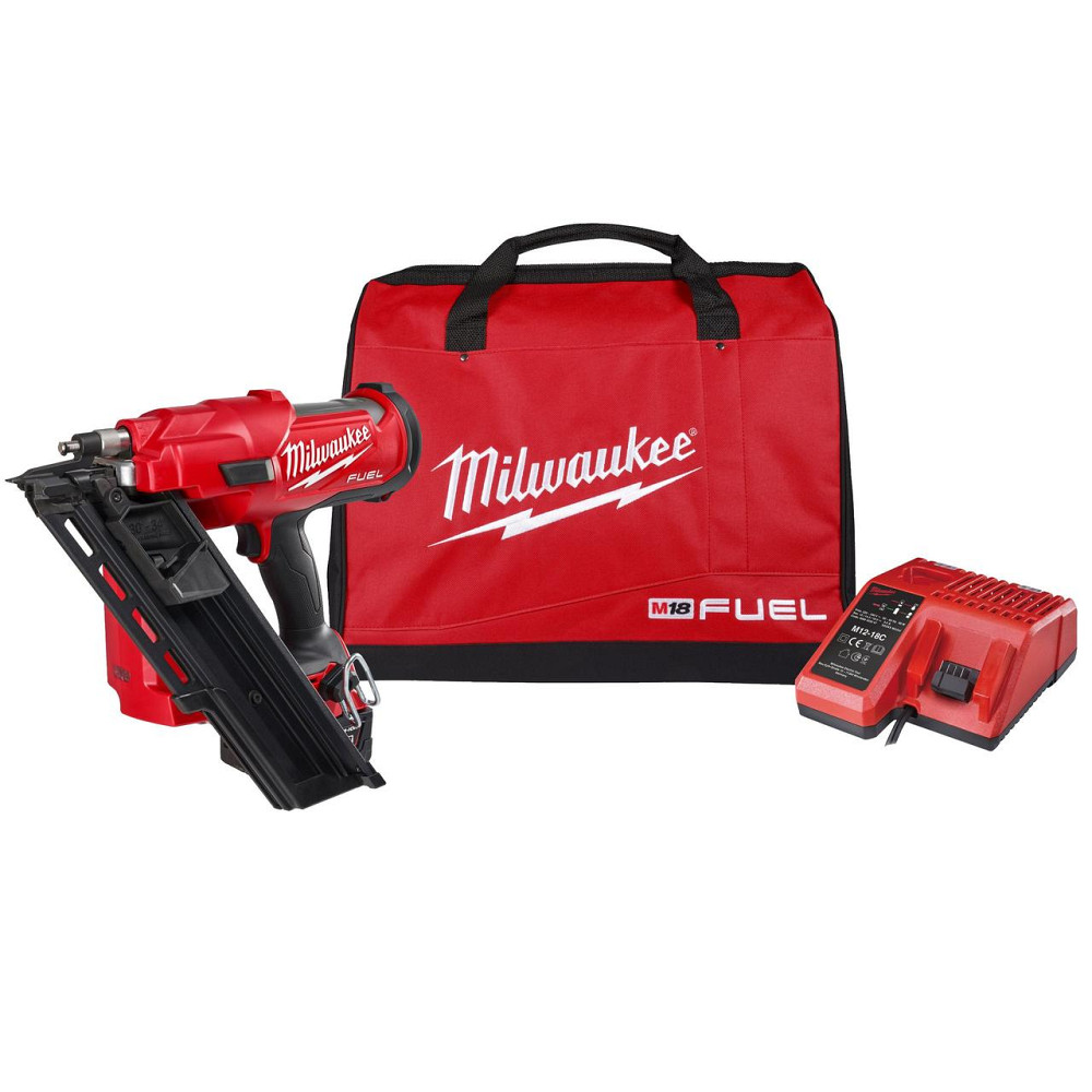 Пистолет гвоздезабивной аккумуляторный бесщеточный MILWAUKEE M18 FUEL FFNS-502C 4933478302 (2х аккумулятор M18 B5 5.0Ah, быстрый при Одесса - изображение 9