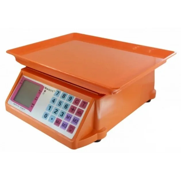 Електронні торговельні ваги NK-4017 Mini Nokasonic до 40 кг з двостороннім дисплеєм і пам’яттю на 3 ціни Одеса - фото 4
