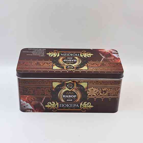 Комплект покеру "Full House" — 200 фішок, 2 колоди, сукно Київ