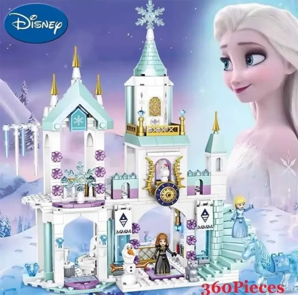 Конструктор для девочек Disney Холодное сердце принцесса снежный замок 360 шт Запорожье - изображение 1