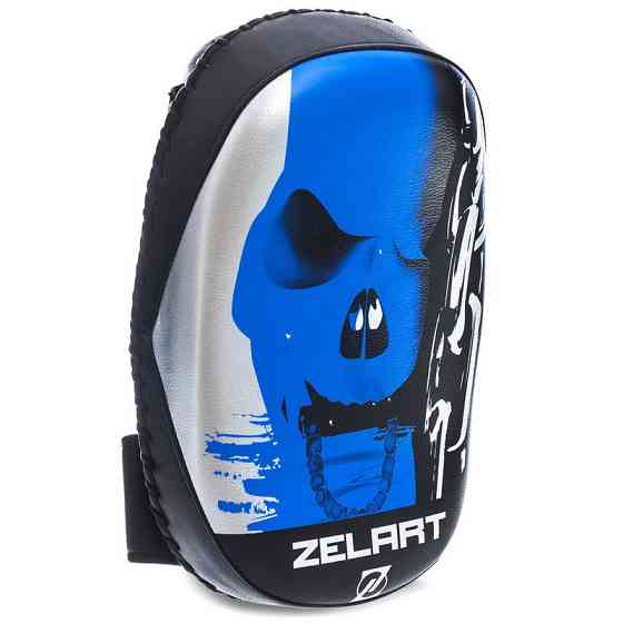 Пады для тайского бокса Тай-пэды ZELART BO-1318 размер 33,5x20x11 см чёрный-синий Киев