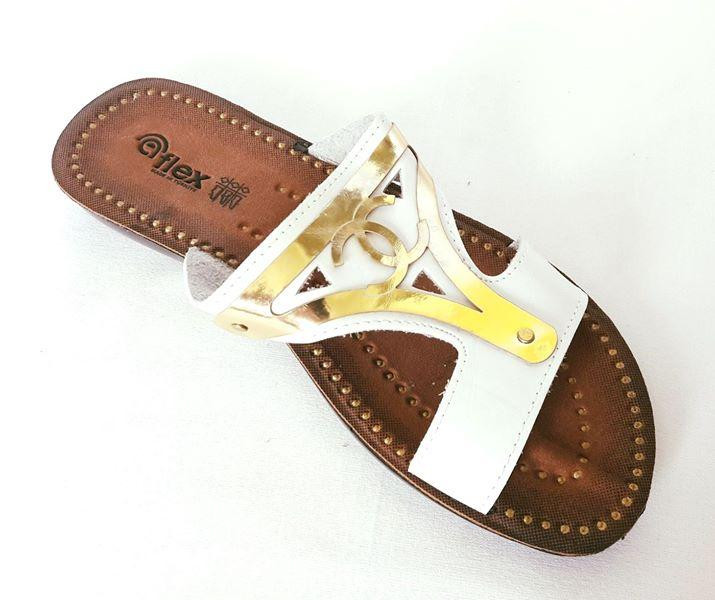 Женские Тапочки Шлёпанцы Сланцы Белые (размеры: 38) Днепр - изображение 7