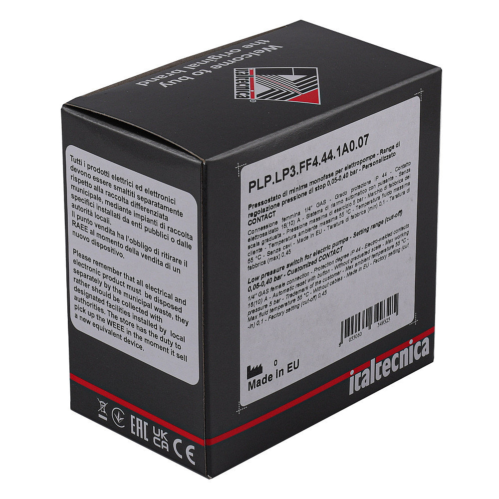 Релє захисту від сухого ходу LP/3 FF4 Italtecnica Тернопіль - фото 5