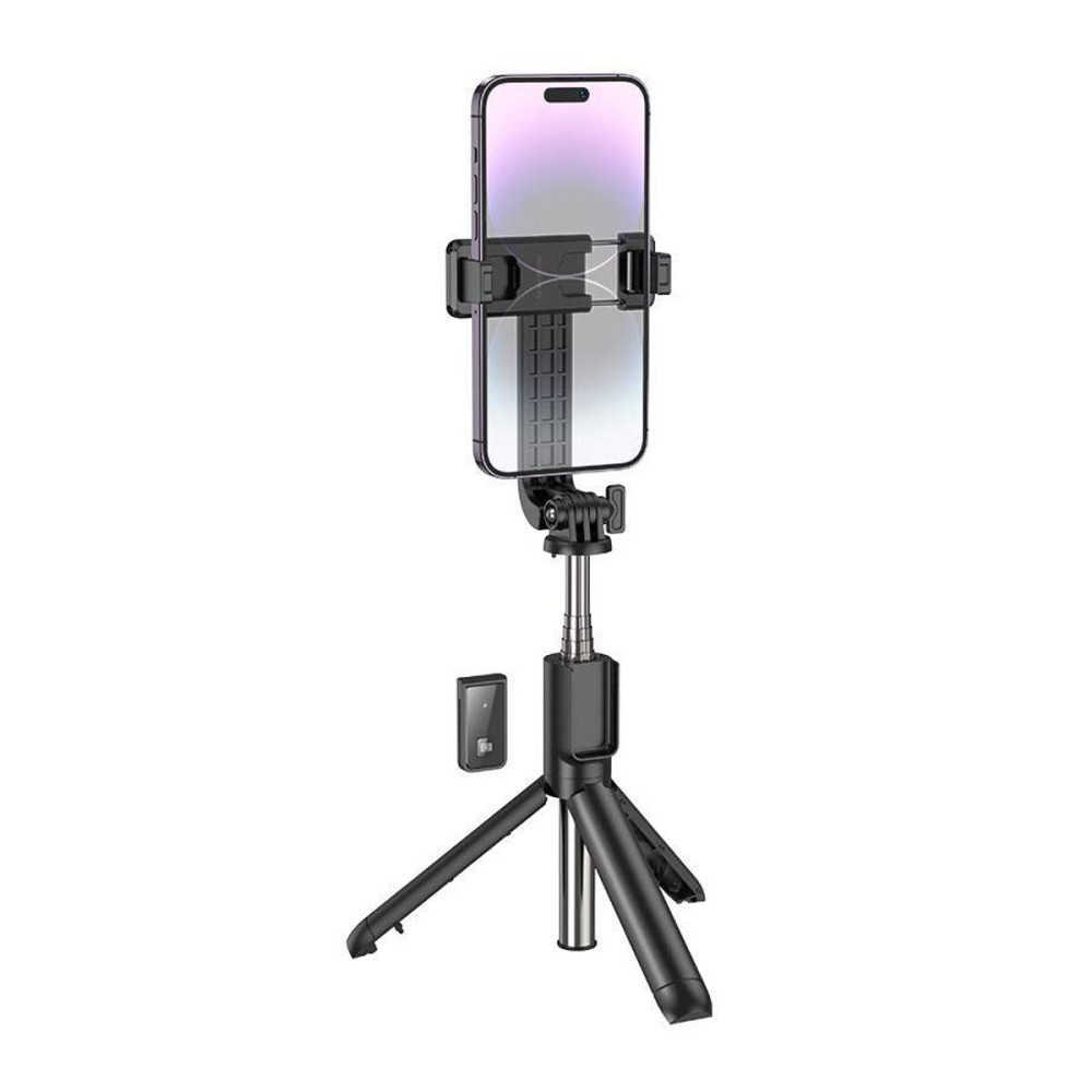 Селфі-монопод BOROFONE BY11 Happy live broadcast holder Black Київ - фото 2