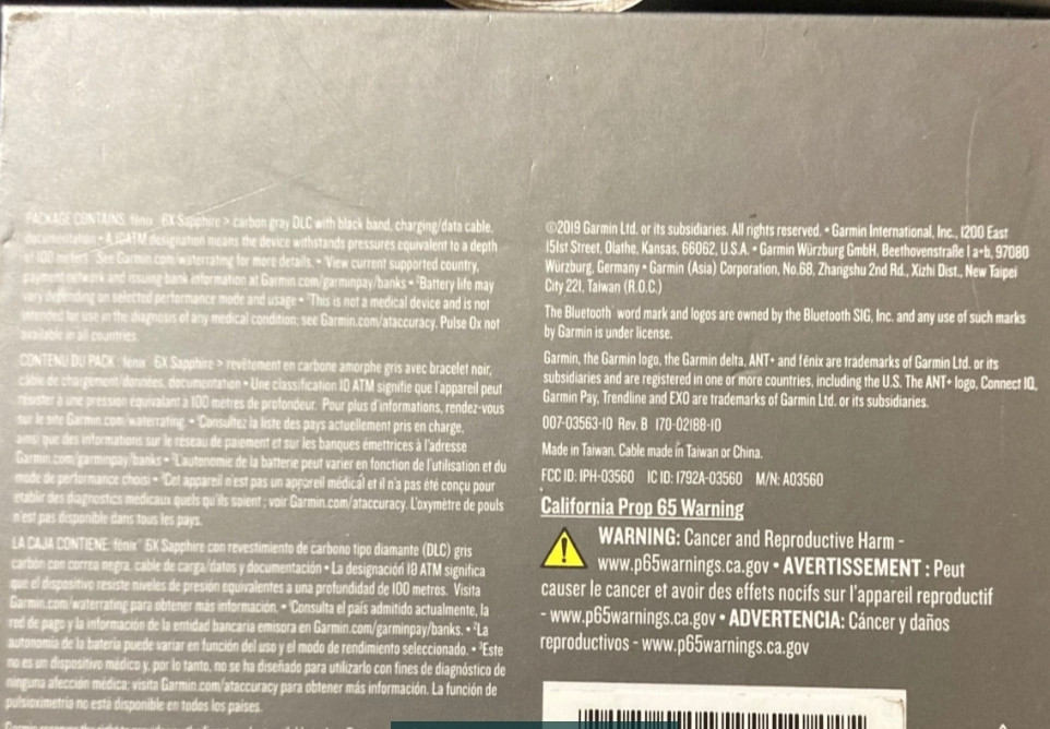Смарт -Часы Годинник Garmin Fenix 6x Sapphire в кольорі Carbon Gray Киев - изображение 1