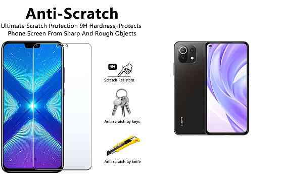 Защитное стекло NeoGlass для Xiaomi Mi 11 Lite – ультрапрозрачное и устойчивое Киев