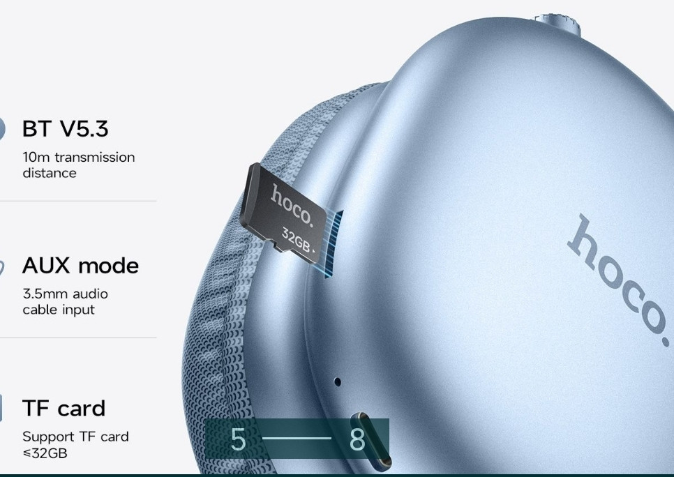 Наушники Беспроводные HOKO 35 MAX. Киев - изображение 5