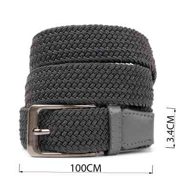Ремень Vintage Текстильный мужской Серый (20522) Винница