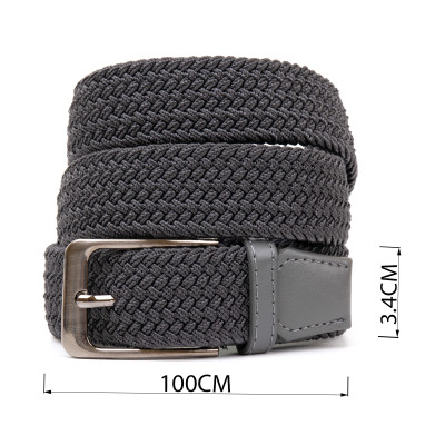 Ремень Vintage Текстильный мужской Серый (20522) Винница - изображение 3