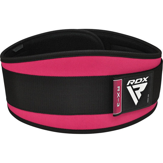 Пояс для важкої атлетики RDX RX3 EVA Curve неопреновий SHARP PINK-XS Кам'янське - фото 2